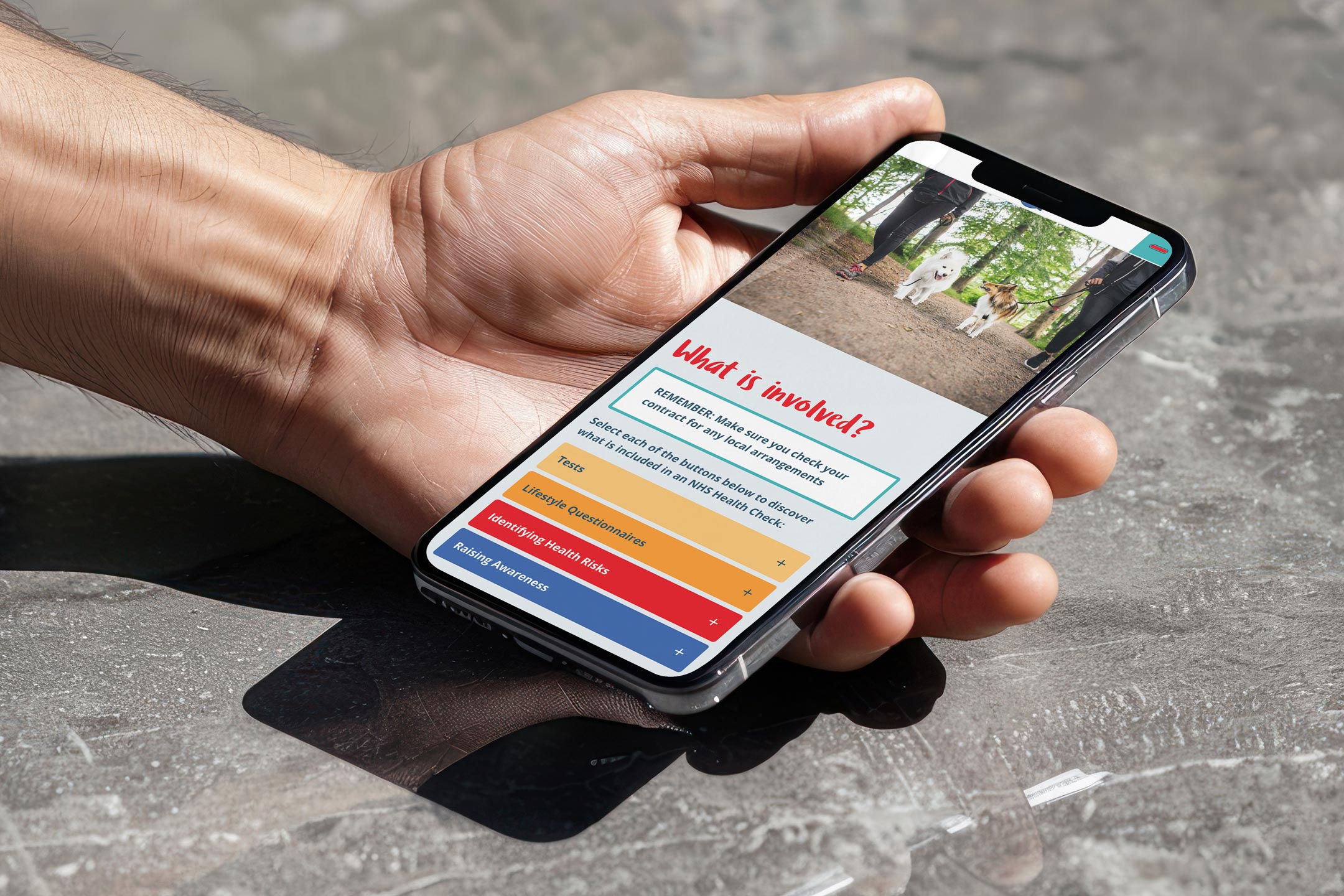 Health Check Mentor on mobile